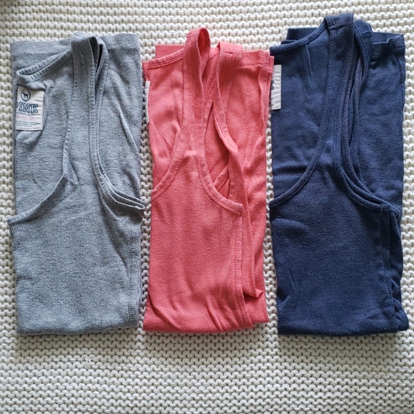 PINK Victoria's Secret Tops - Bundle of 3 VS Pink Tanks
